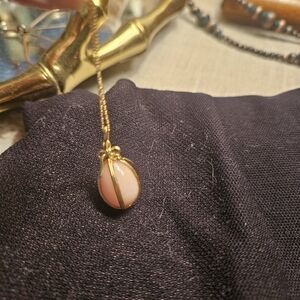 Tiffany & Co. Gold Custom Opal Necklace and Chain